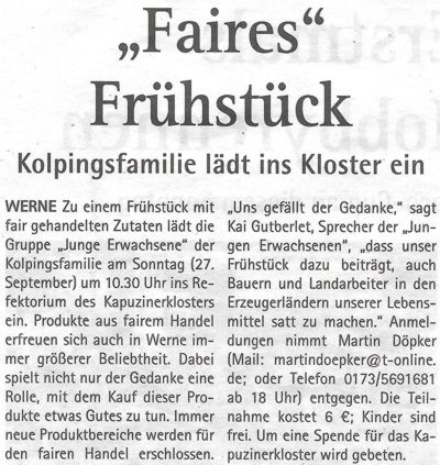 Werne am Sonntag